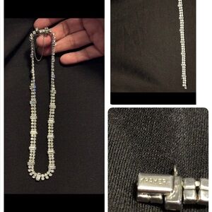 Gorgeous Vintage Kramer Signed Rhinestone NECKLACE & Matching BRACELET Set

$30